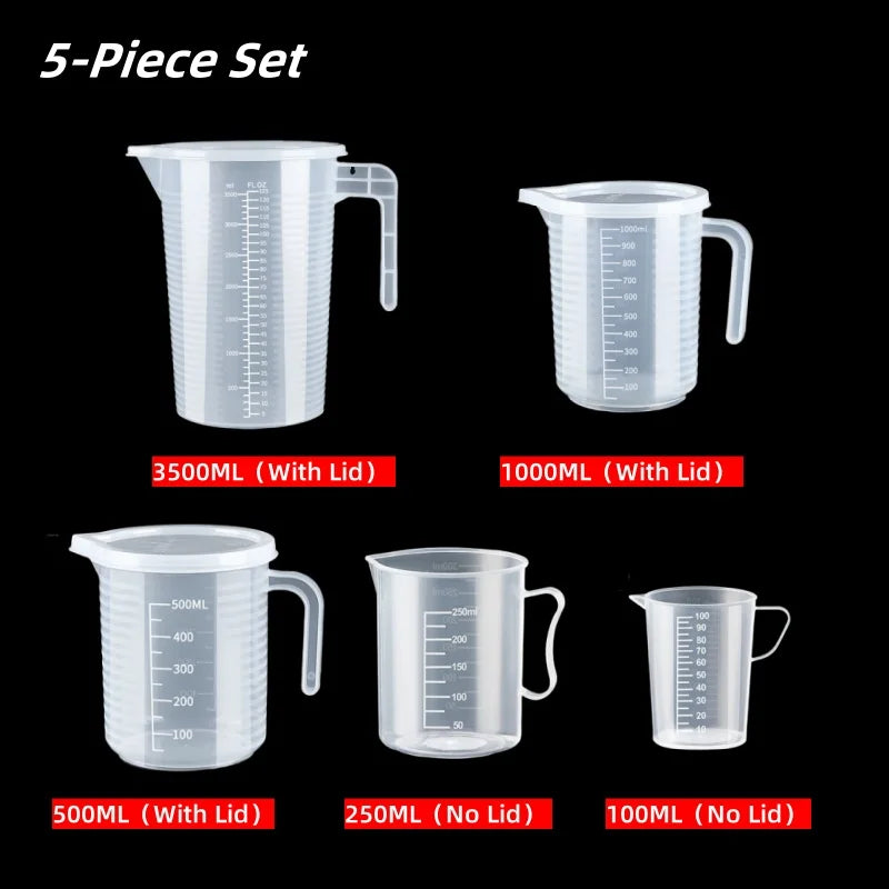 100-5000ml Thickened Plastic Measuring Cup with Scale