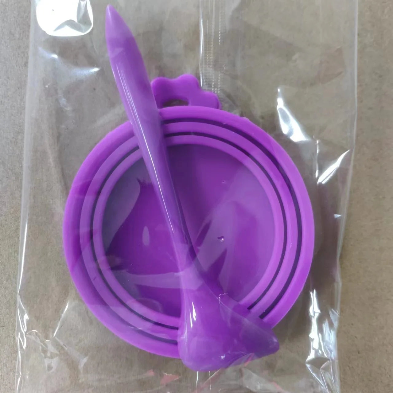 Pet silicone canned lid /long handle canned spoon