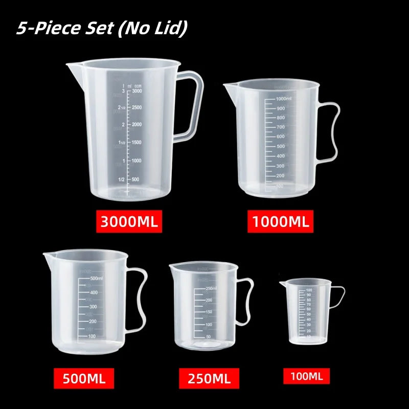 100-5000ml Thickened Plastic Measuring Cup with Scale