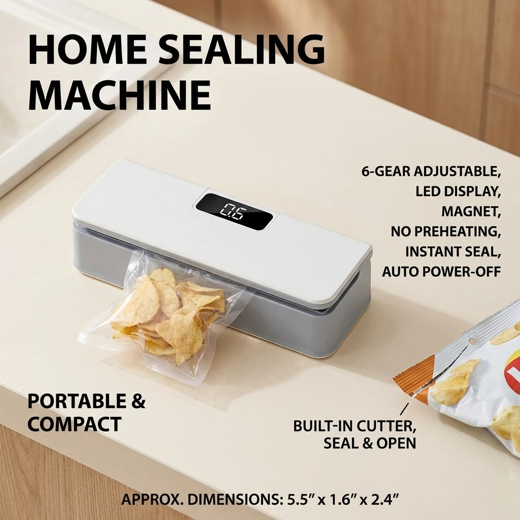 Rechargeable Packaging Thermal Sealer for Kitchen