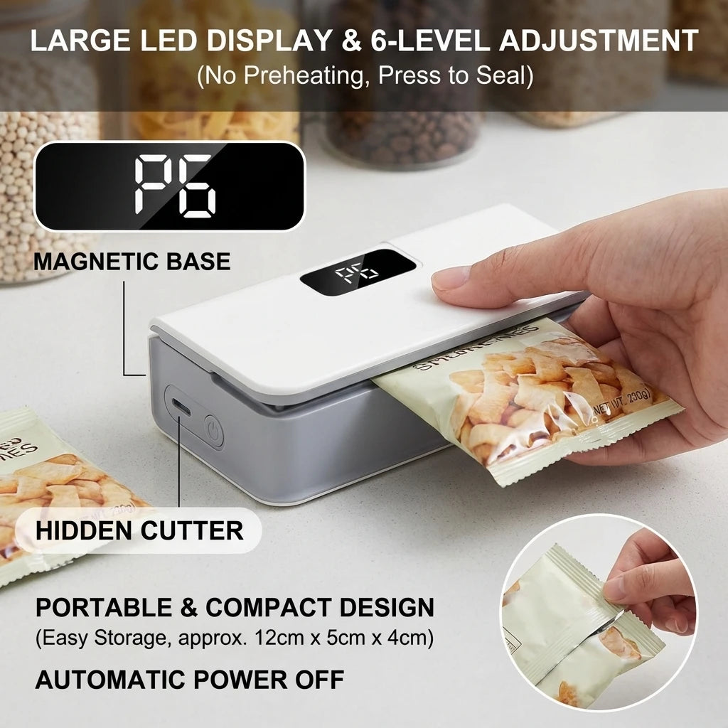 Rechargeable Packaging Thermal Sealer for Kitchen