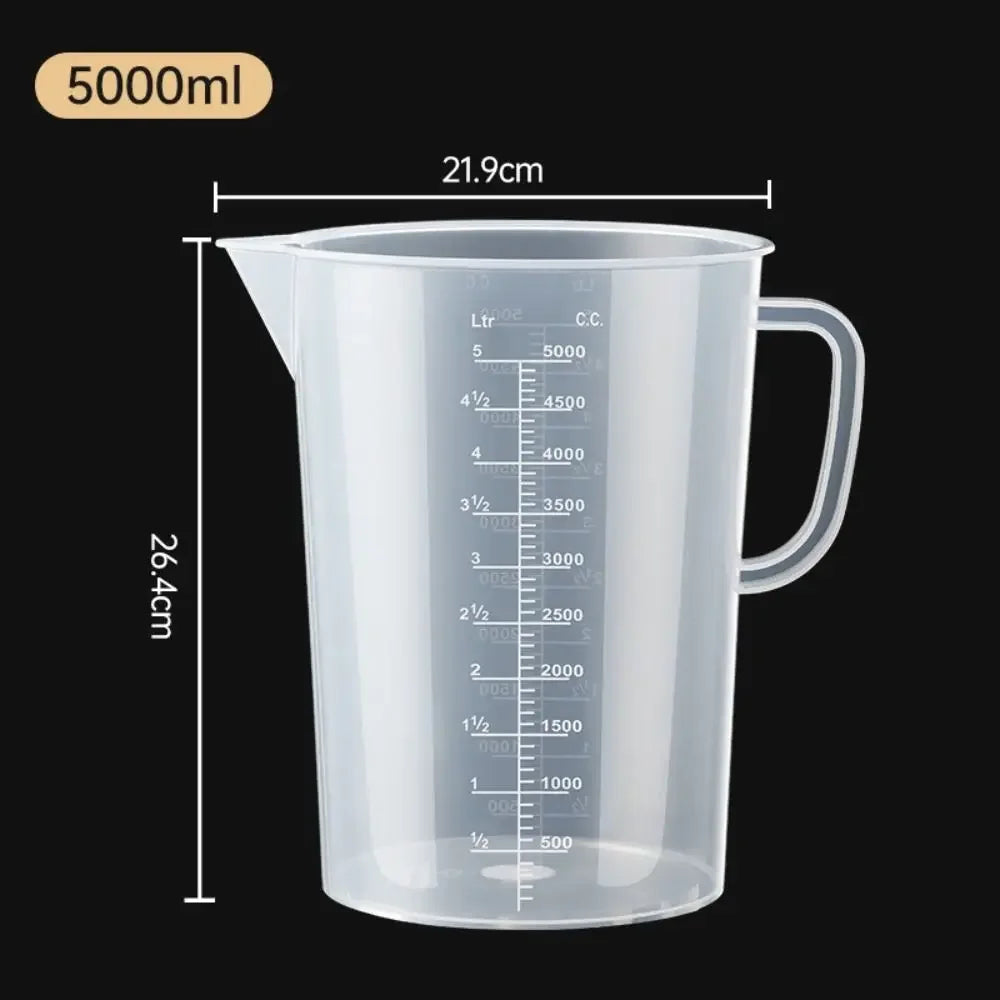 100-5000ml Thickened Plastic Measuring Cup with Scale