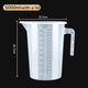 100-5000ml Thickened Plastic Measuring Cup with Scale