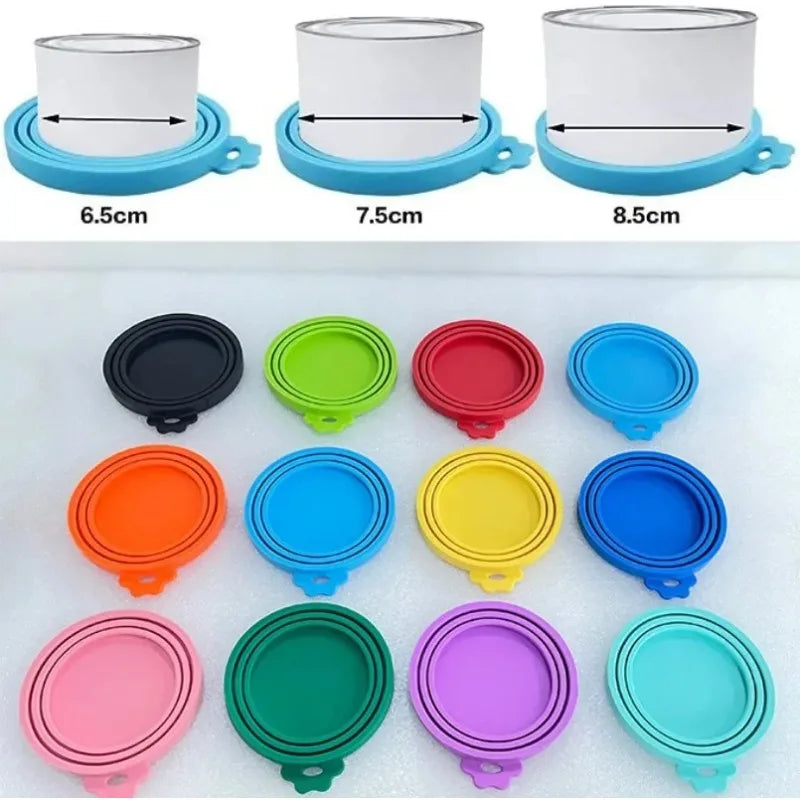 Pet silicone canned lid /long handle canned spoon