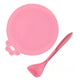 Pet silicone canned lid /long handle canned spoon