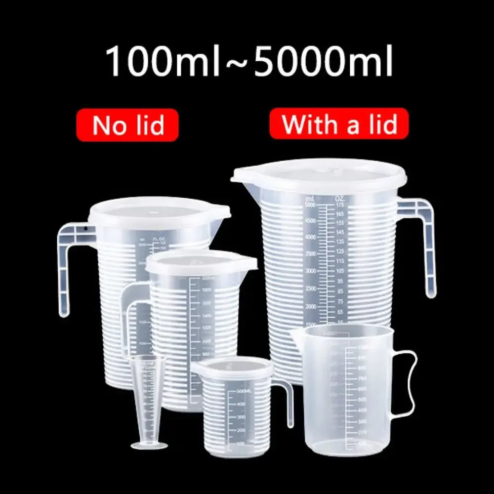 100-5000ml Thickened Plastic Measuring Cup with Scale