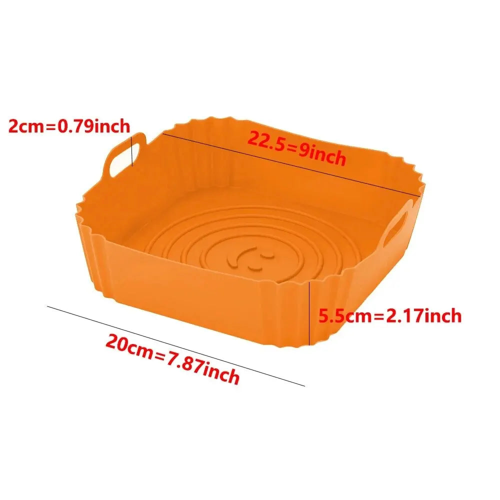 Silicone Air Fryers Oven Baking Tray